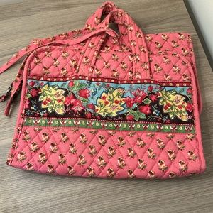 Vera Bradley pink hanging toiletry bag